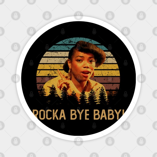 Classic Rocka Bye Baby Magnet by Black Demon Bear